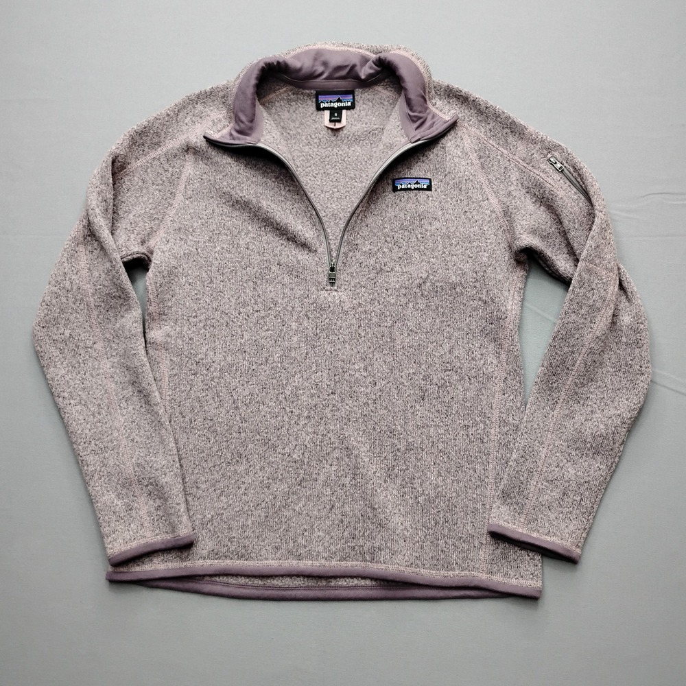 Patagonia Better Sweater 1/4 Zip Fleece Pullover Jacket Purple Medium 25618